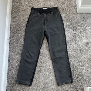Abercrombie & Fitch Ankle Straight Ultra High Rise Jeans
